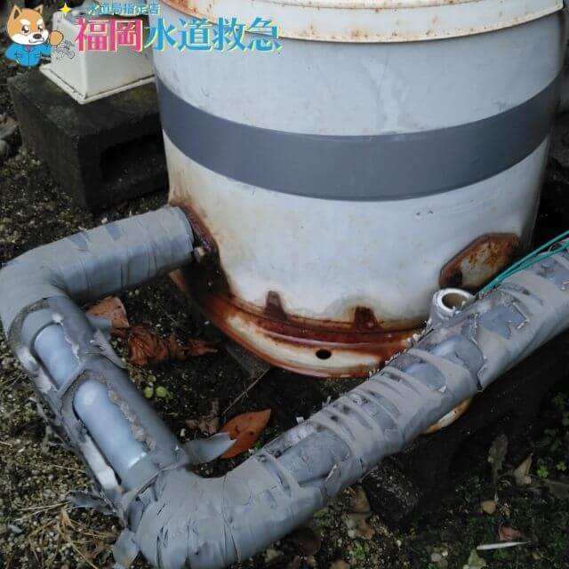 劣化した井戸ポンプ