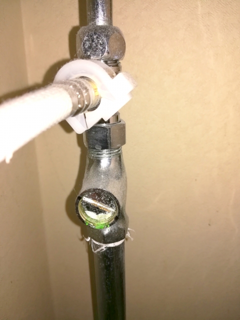 止水栓からの水漏れ